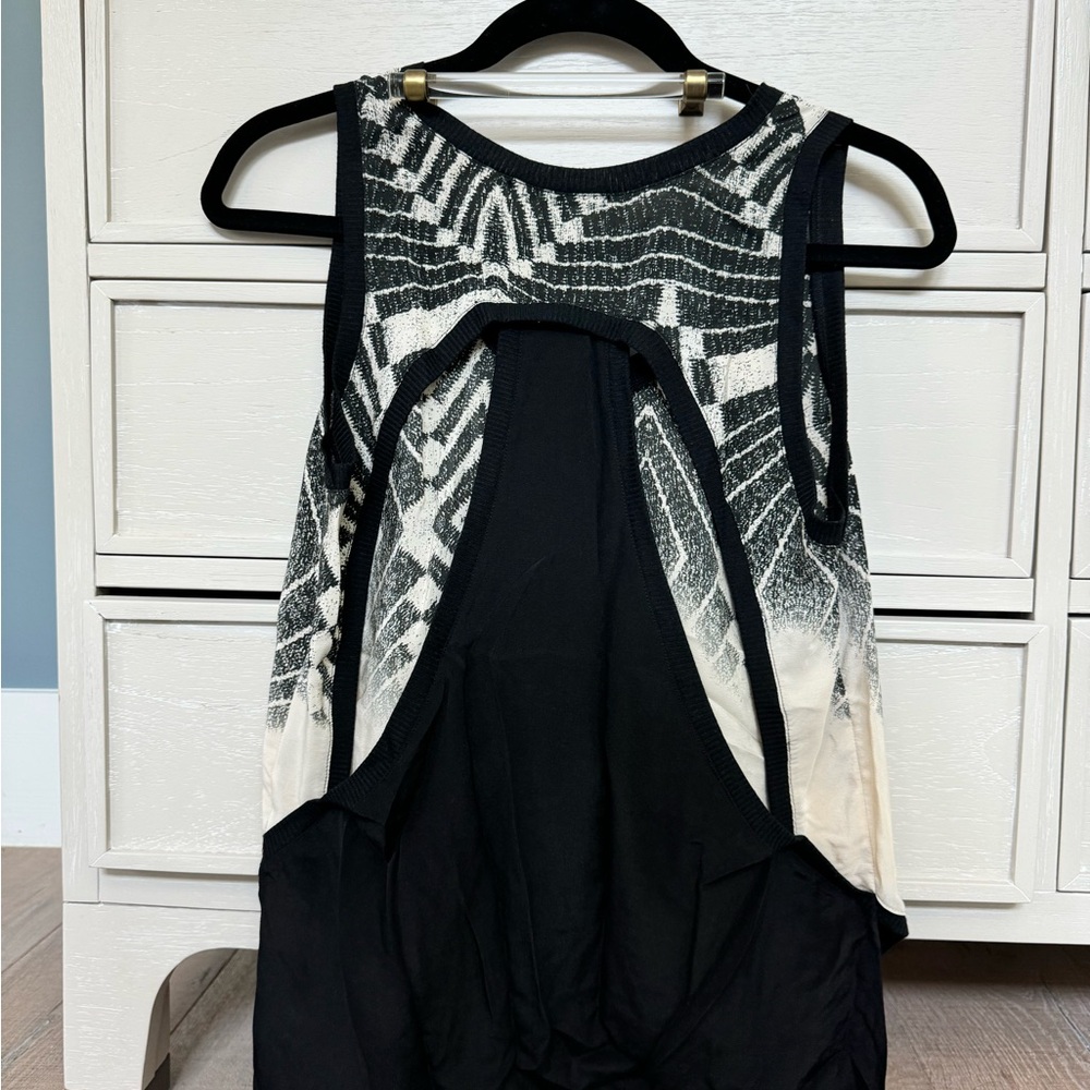 Charlie Jade Silk Open Back Blouse